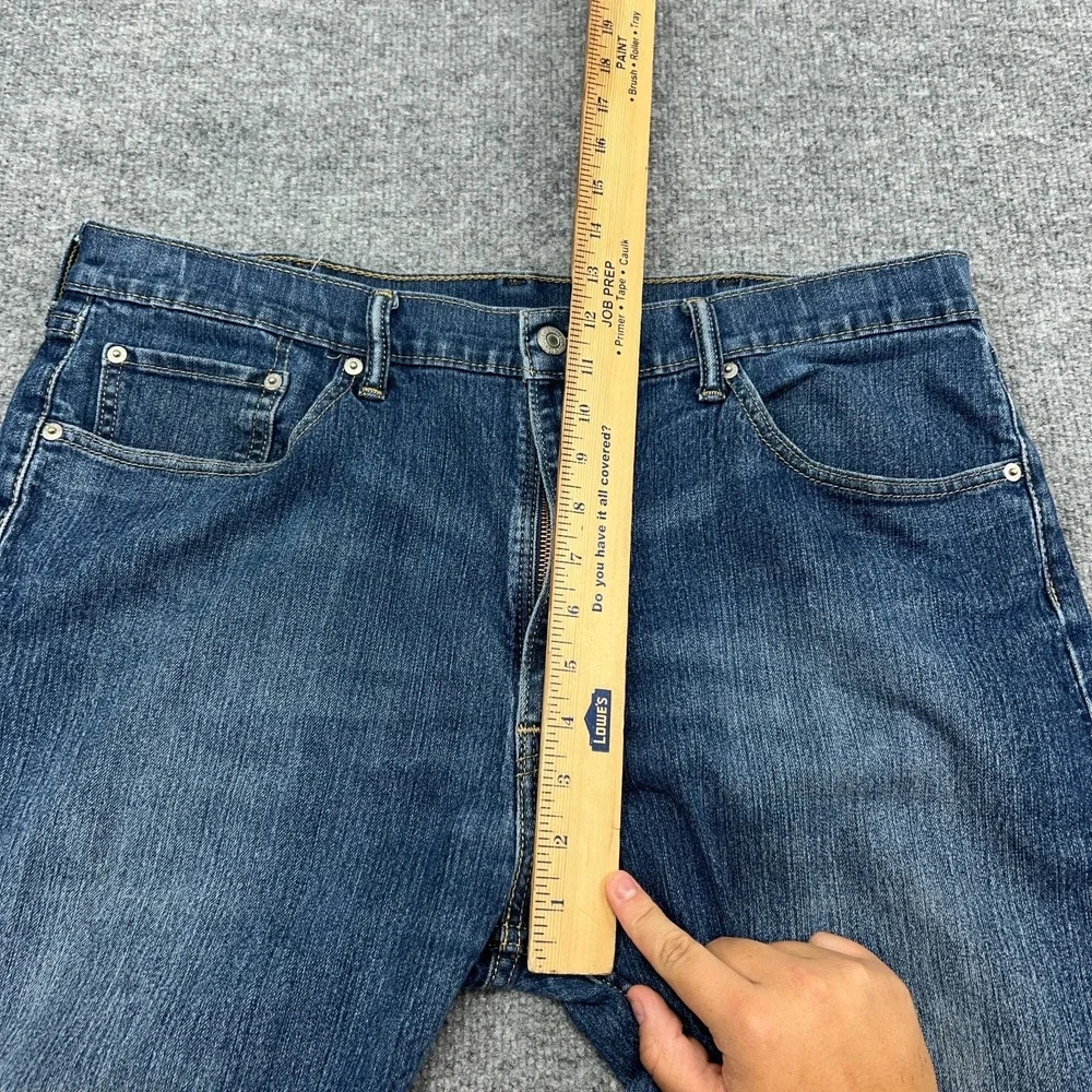 Levi's 505 Jeans Mens‎ 38x30 (FITS 36) Blue Denim Original Straight Fit Stretch